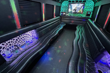 Sacramento Limo Bus Interior