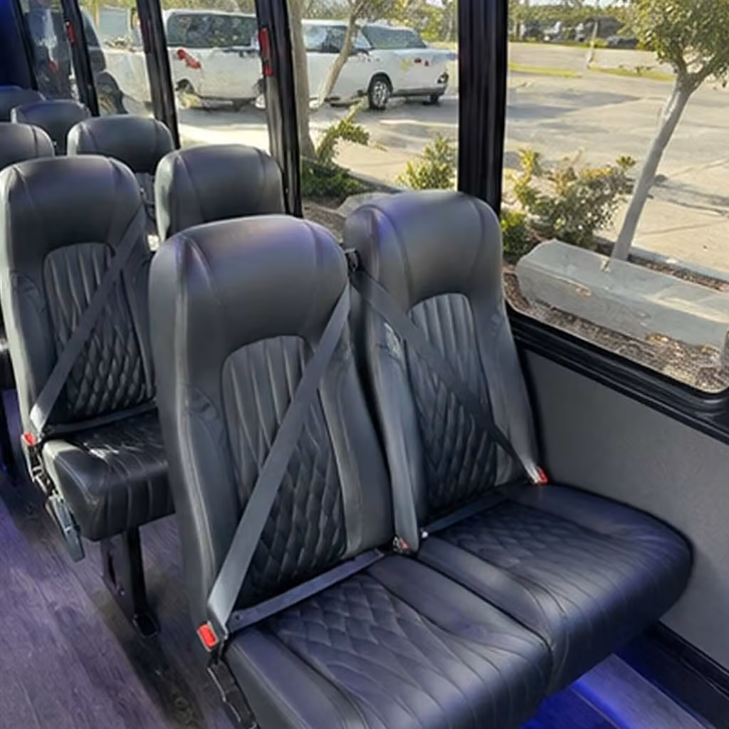 25 passenger minibus inside