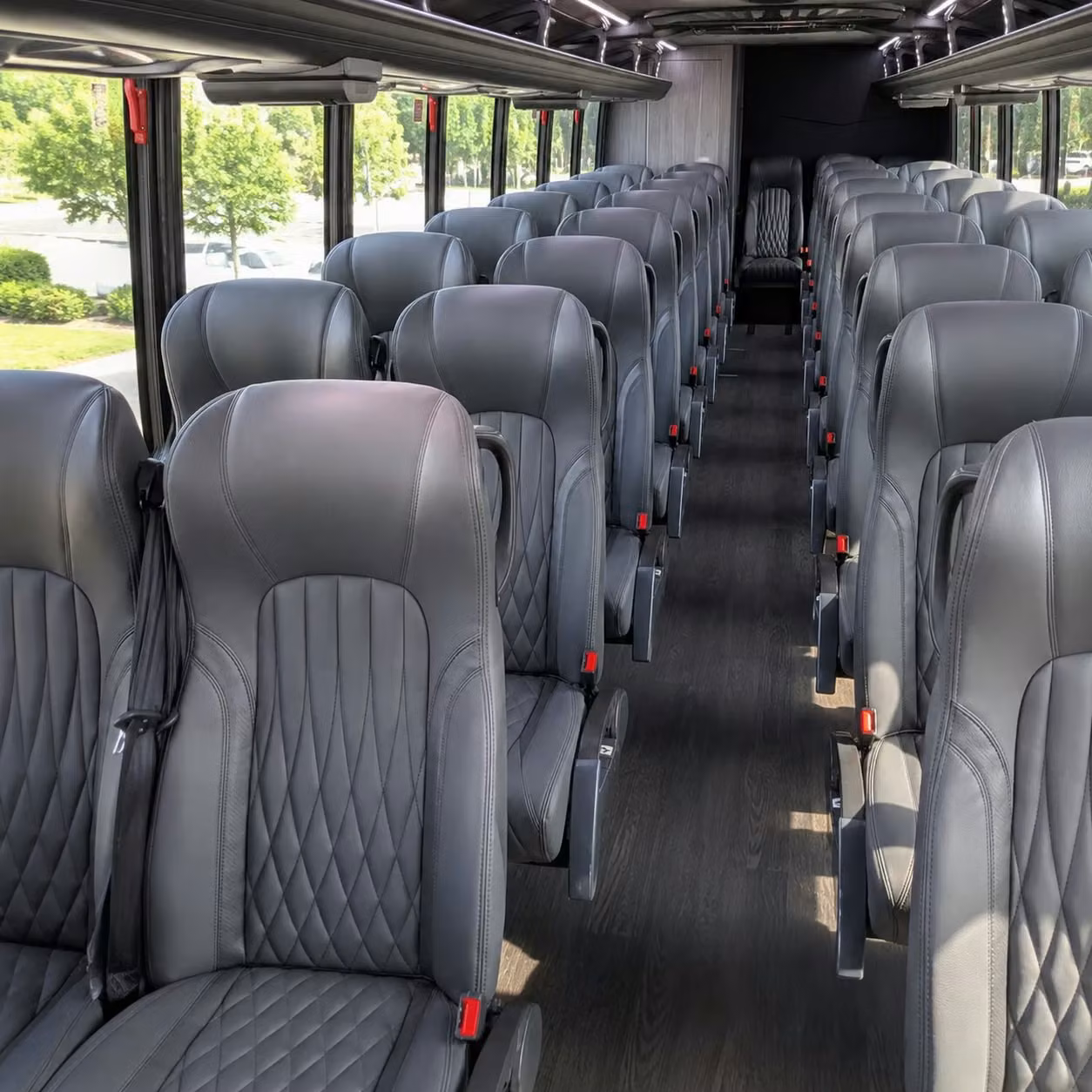 25 passenger minibus interior