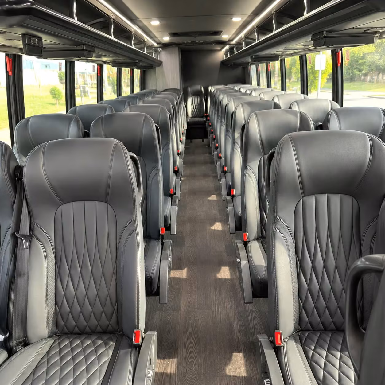 35 passenger minibus interior