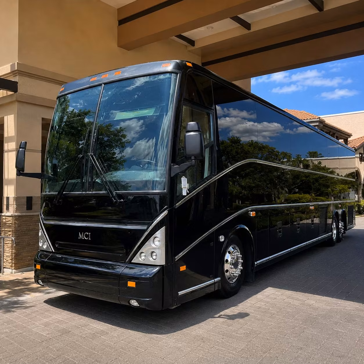 56 passenger charter bus