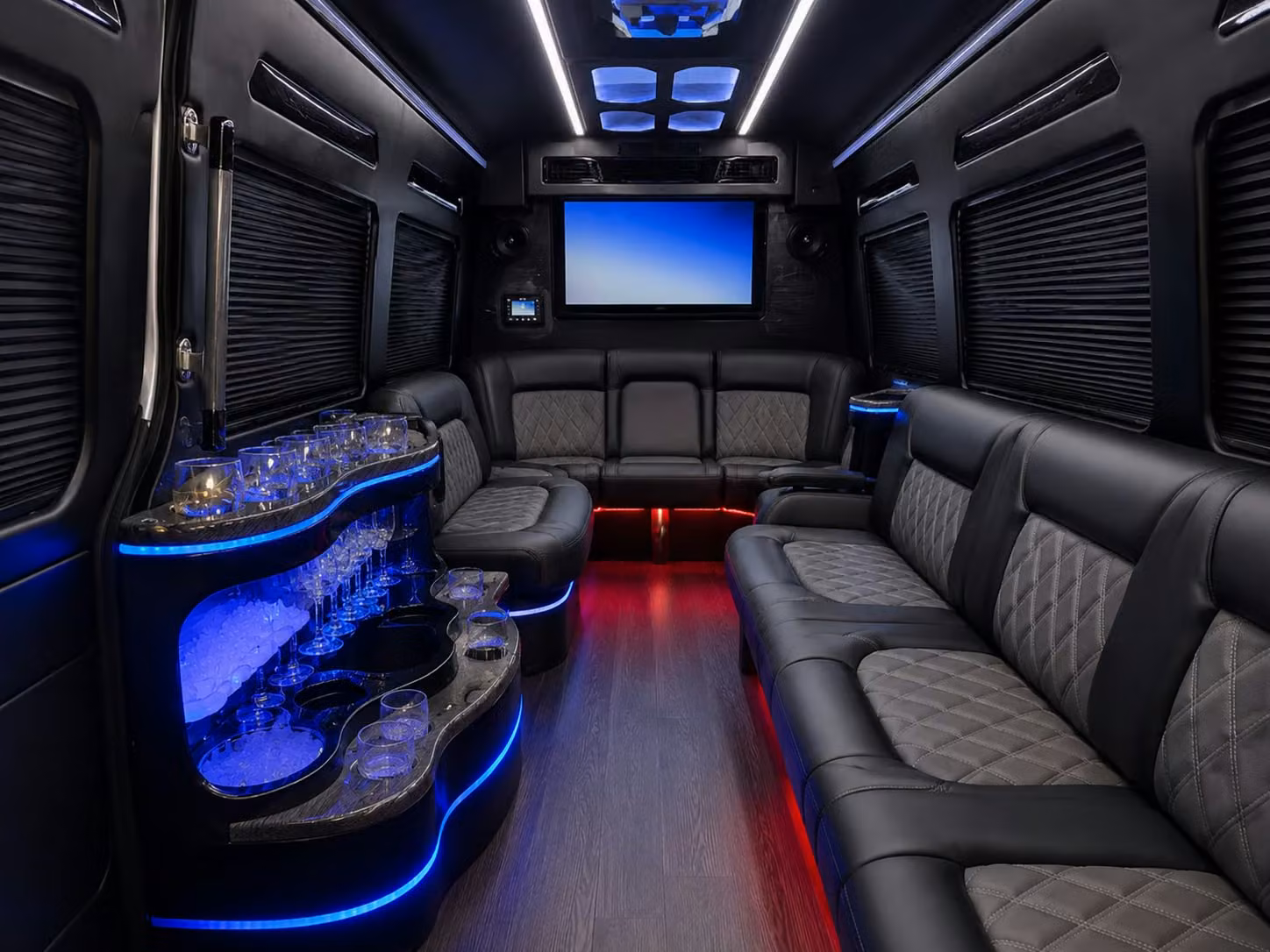 sprinter limousine inside