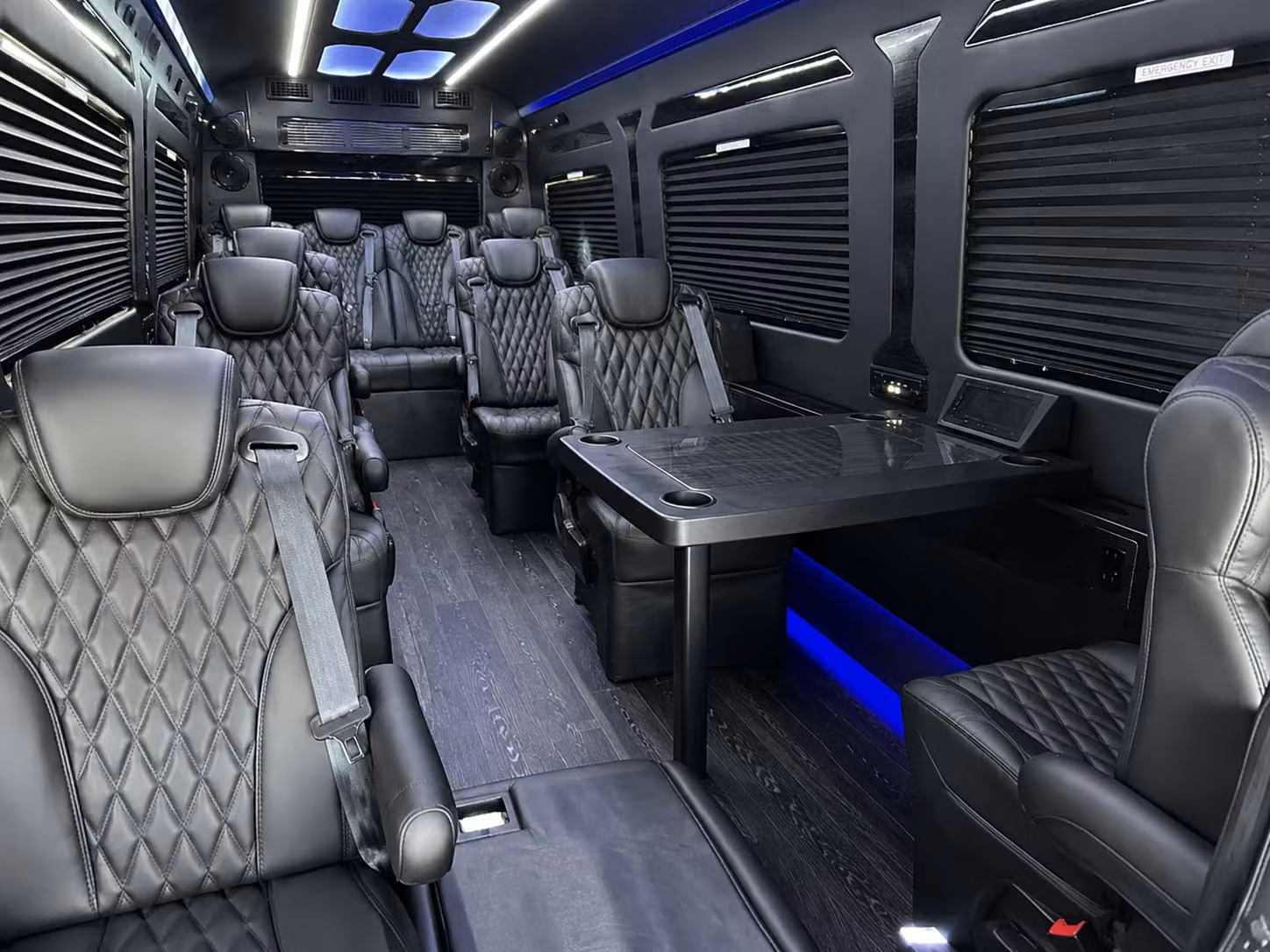 sprinter van with driver interior
