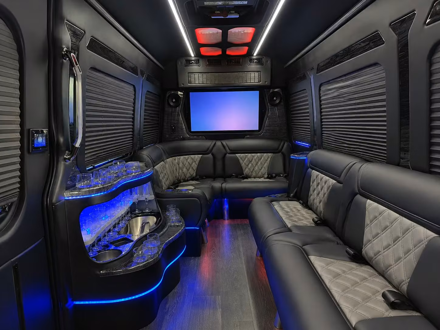 sprinter vans and limo buses for intimate prom groups in sacramento